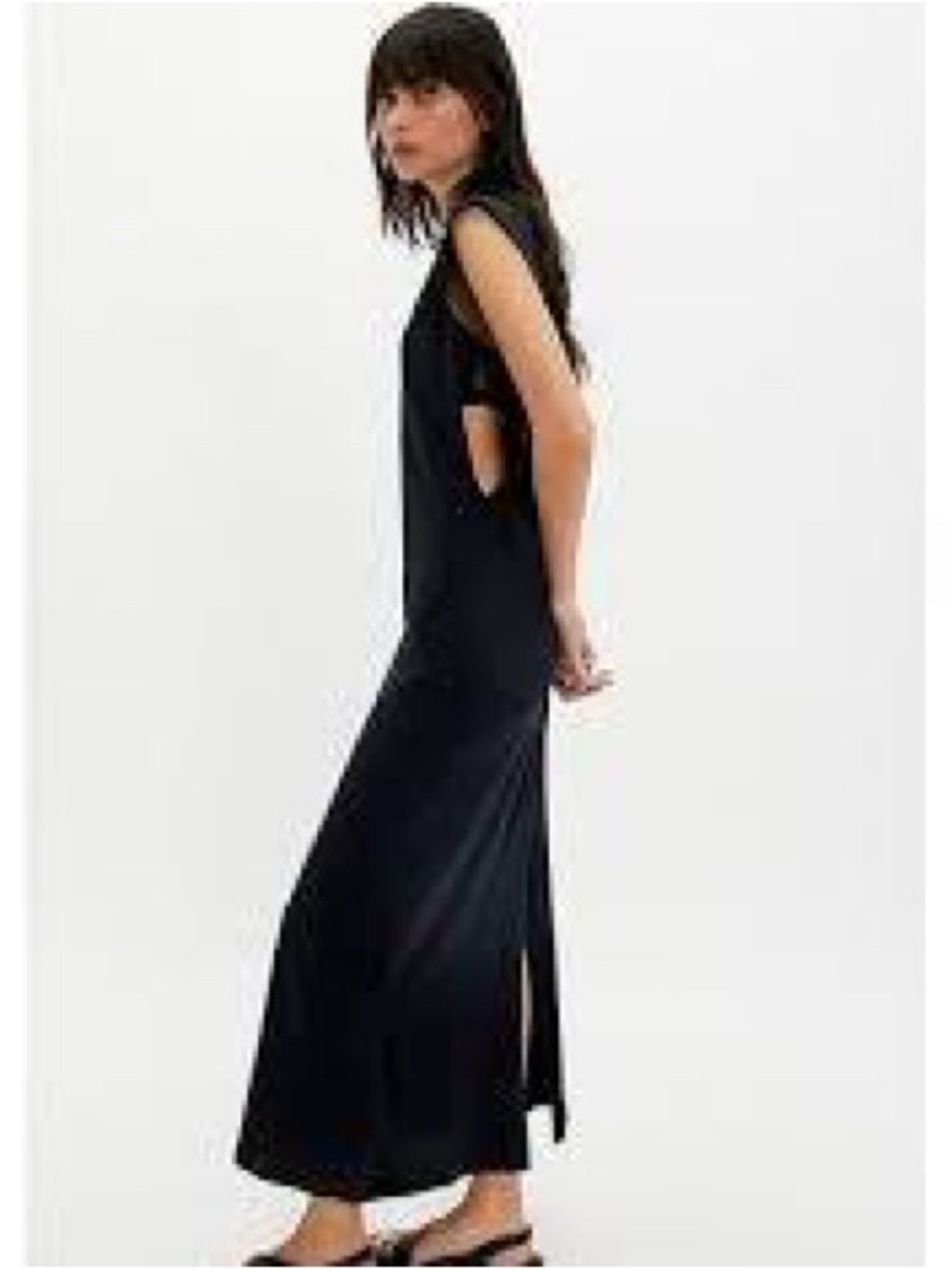 Free People Drift Street Light Gray TShirt Maxi Dress